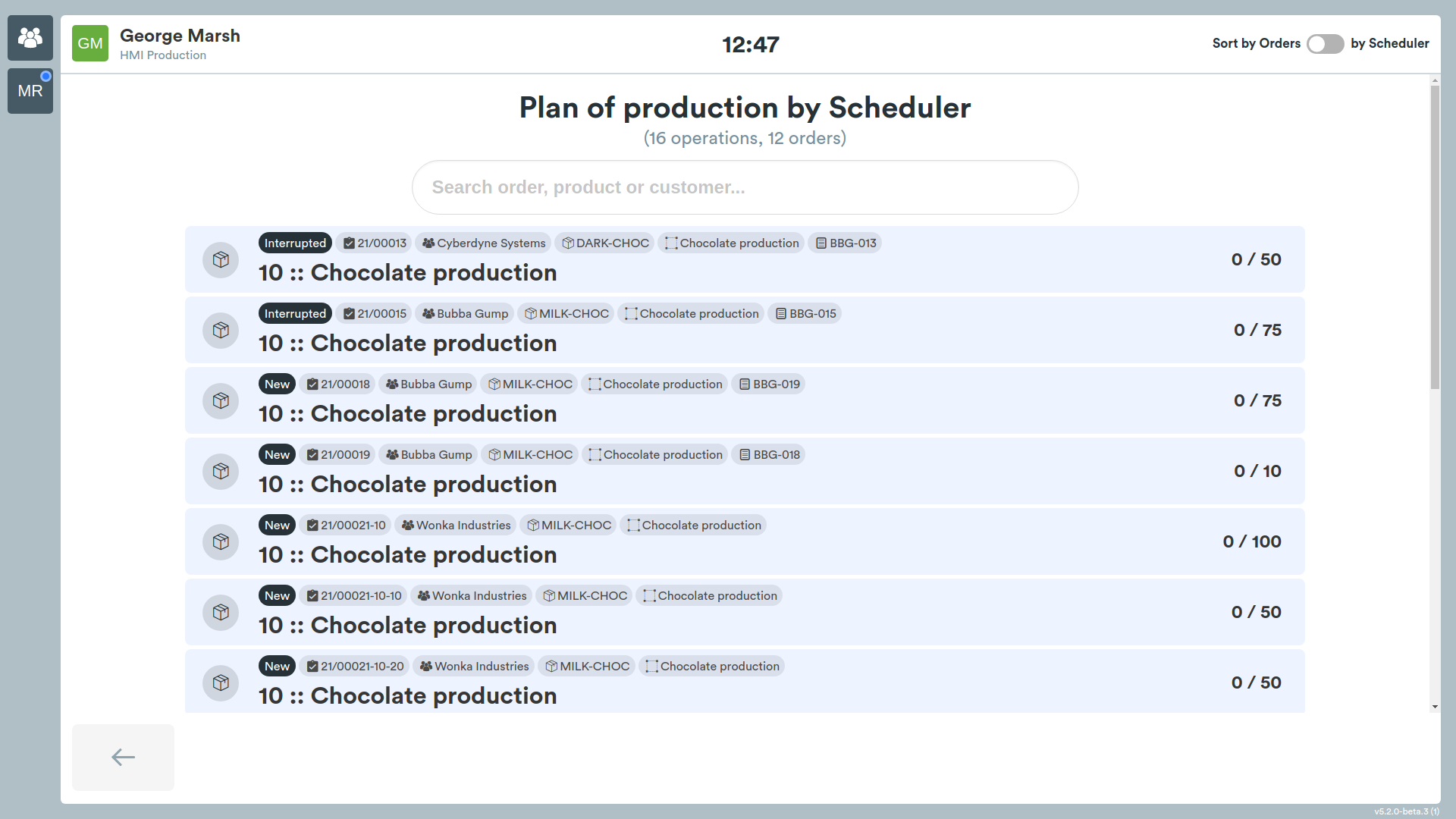 HMI Scheduler random phase