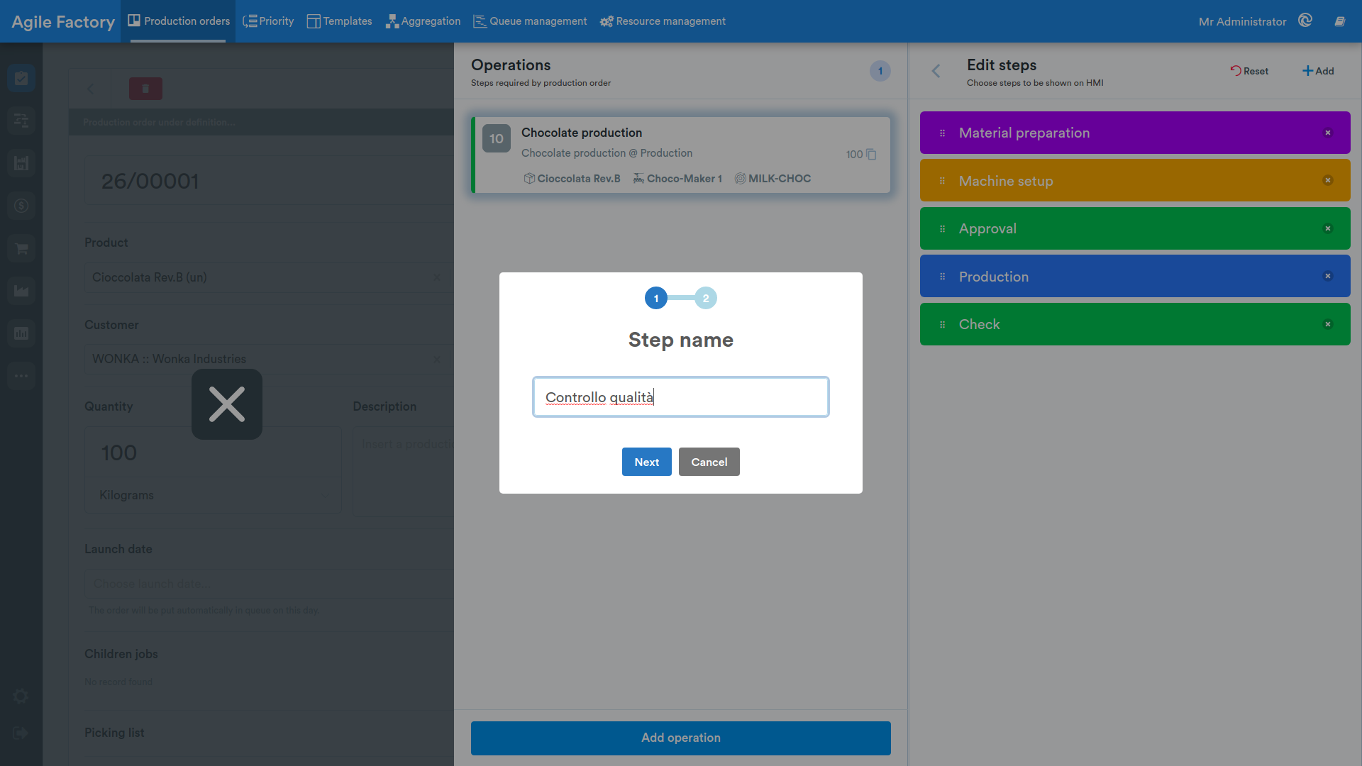 Add Step Name