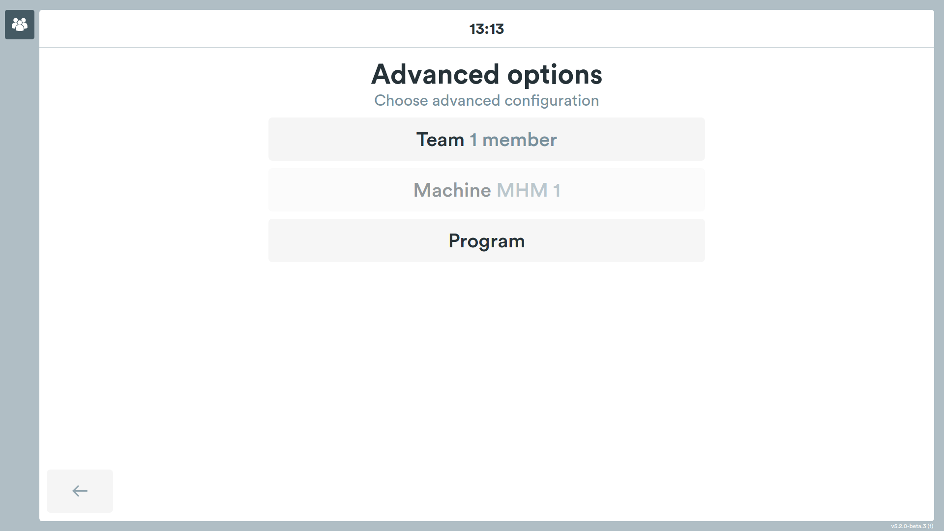 Operator dashboard phase assigned advanced